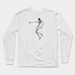 Skeleton - Black Long Sleeve T-Shirt